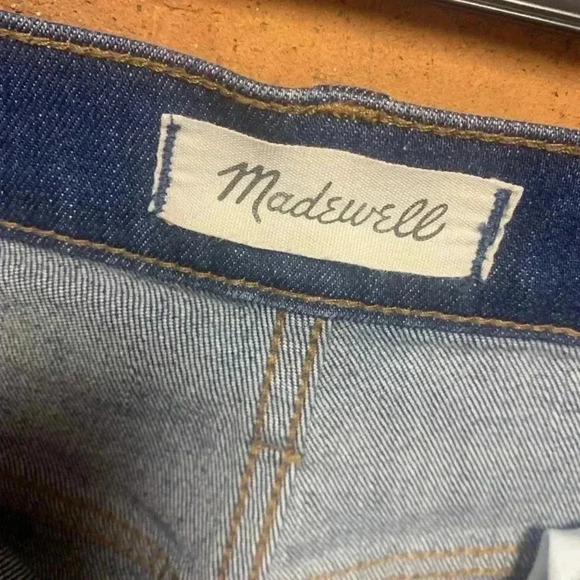 Women’s Madewell The High-Rise Slim BoyJean Fringe Denim Jeans - Picture 3 of 4